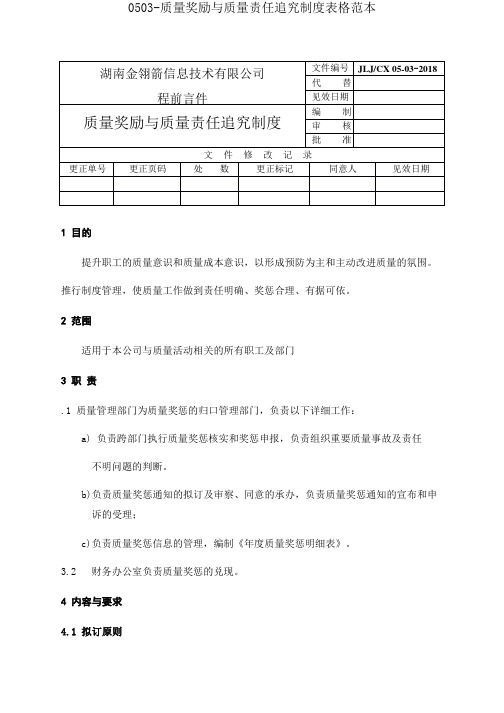 0503-质量奖励与质量责任追究制度表格范本