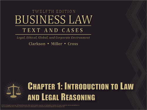 商业法(business law)第一章