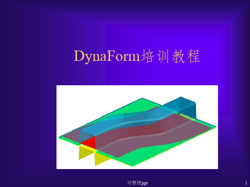 《DynaForm培训教程》PPT课件