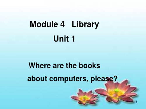 Module4unit1_Where_are_the_books_about_computersplease 2PPT课件