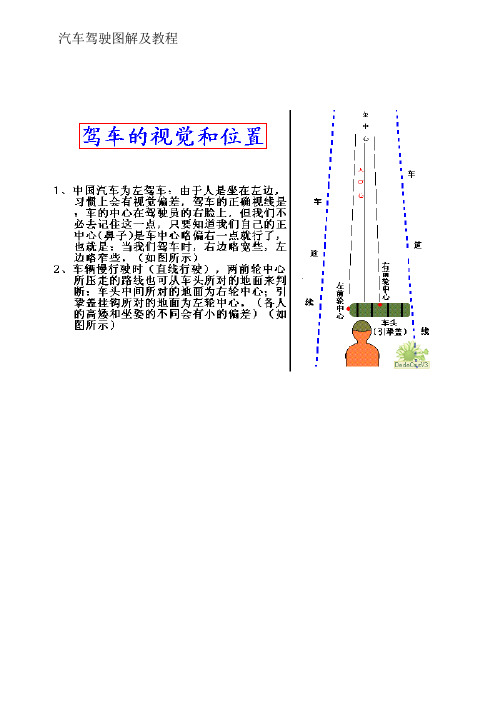 汽车学习汽车驾驶图解及教程.doc