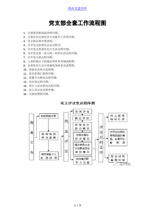 党支部全套工作流程图