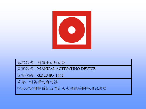 消防标志大全解读