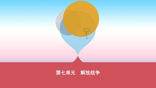 河南省2019年中考历史总复习模块一中国近代史第七单元解放战争课件
