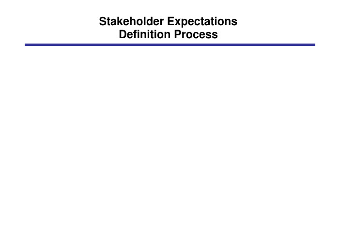 Stakeholder Identification