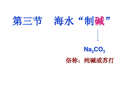 8.3 海水制碱