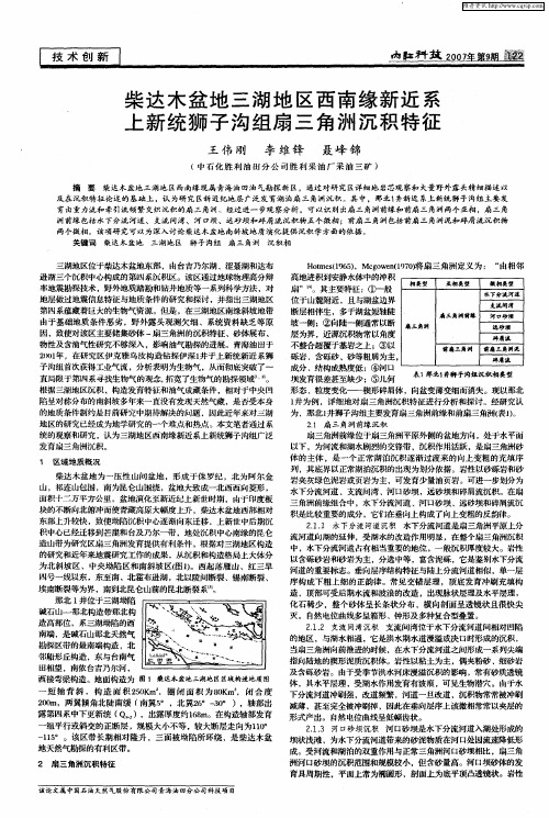 柴达木盆地三湖地区西南缘新近系上新统狮子沟组扇三角洲沉积特征