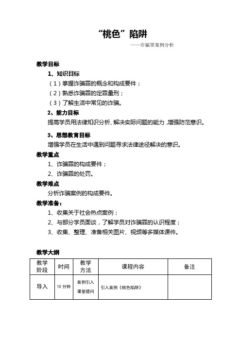 诈骗罪案例分析