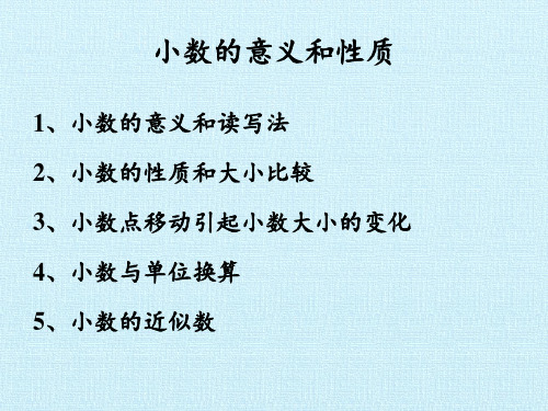 人教版四年级下册数学第四单元复习总结ppt课件