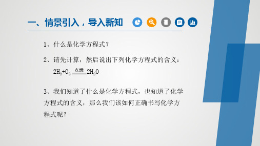 人教版化学九年级上册(公开课)课件：5.2 如何正确书写化学方程式(第1课时)