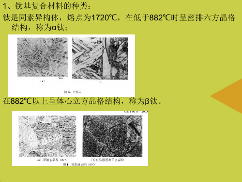 【精选】钛基复合材料PPT资料