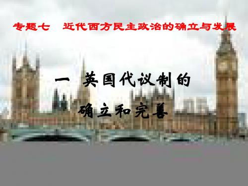 英国代议制