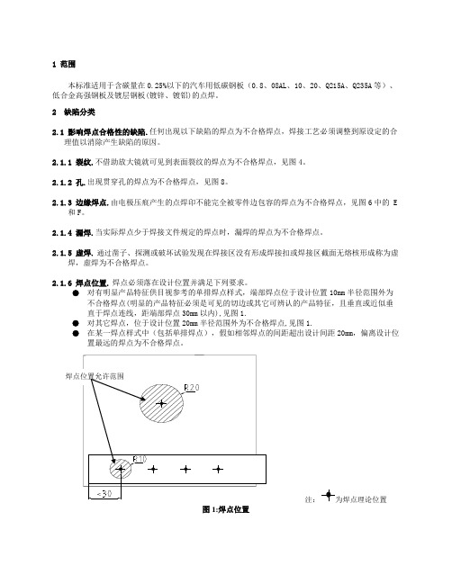 电阻焊检验标准-BT SGMWJ 0401-