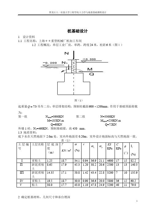 桩基础计算书