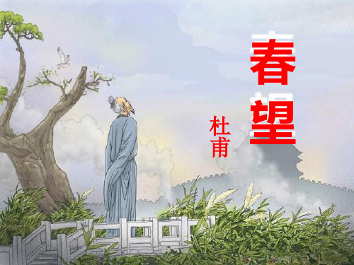 (名师整理)最新部编人教版语文8年级上册第26课《诗词五首——春望》市公开课一等奖课件