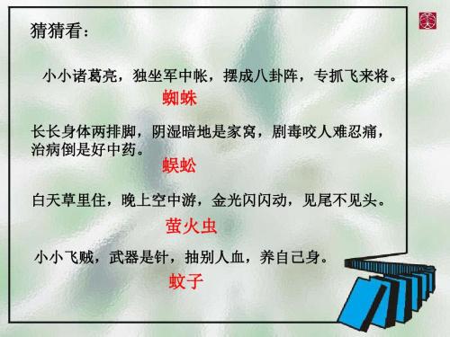 语文：4.18《绿色蝈蝈》课件(3)(新人教版七年级上册)