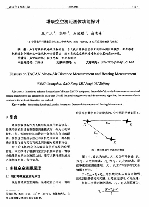 塔康空空测距测位功能探讨