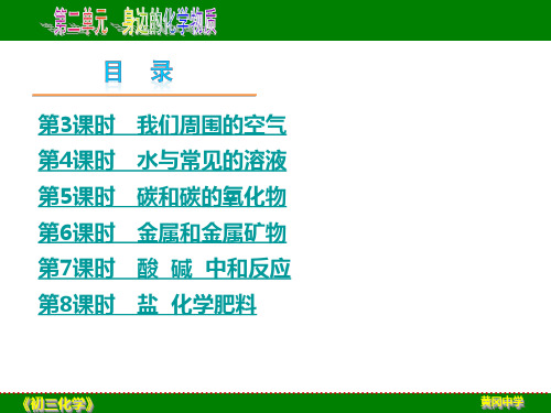 【名师精讲】《中考化学》考点复习之:单元二