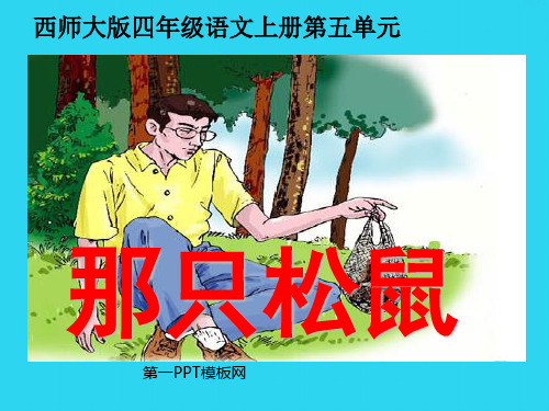 【全面版】西师大版小学四年级上册语文第课《那只松鼠》课件PPTPPT文档