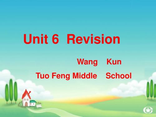 unit 6 revision