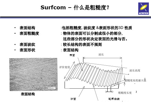 表面粗糙度培训课件(2024版)