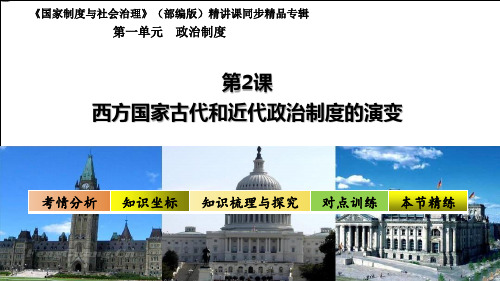 选择性必修1第2课 西方国家古代和近代政治制度的演变 课件(共30张PPT)