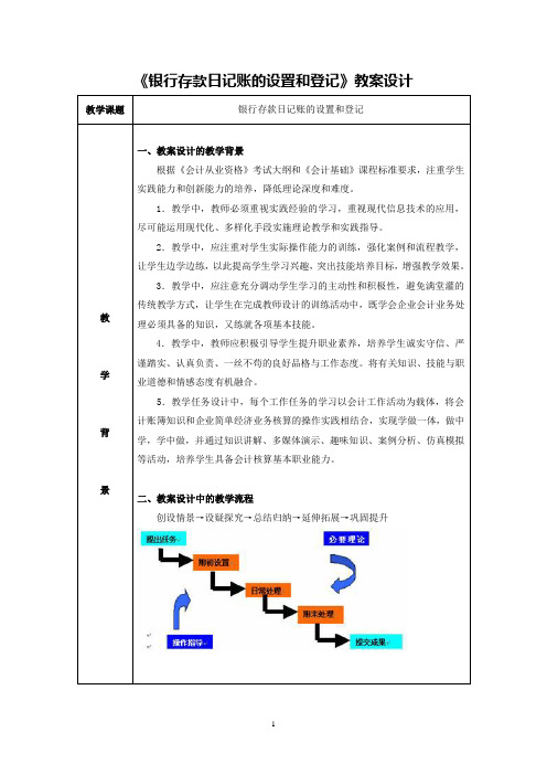 银行存款日记账的设置和登记-李建红.doc