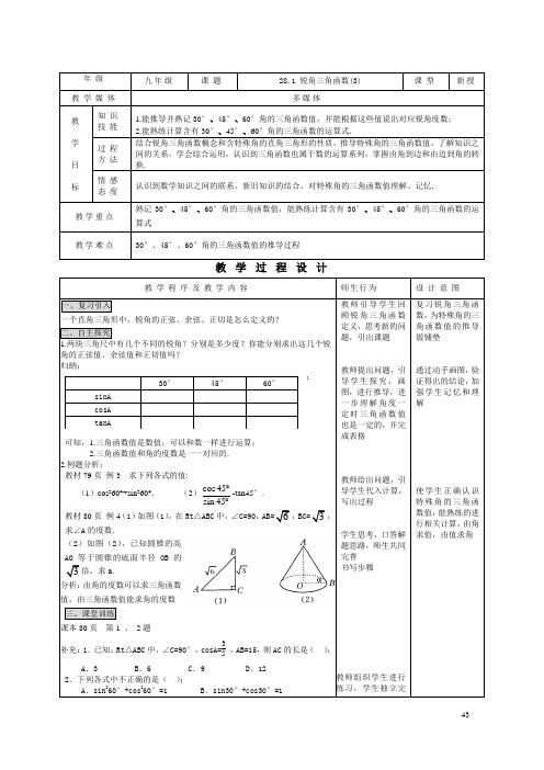 28.1 锐角三角形(3)