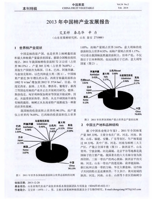 2013年中国柿产业发展报告