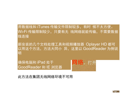 iPad和电脑之间用无线传输文件方法.docx
