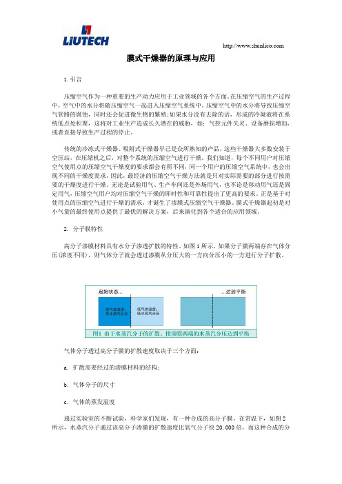 膜式干燥器的原理与应用