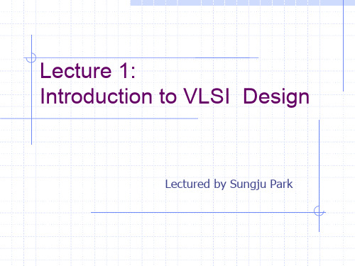 Introduction to VLSI Design