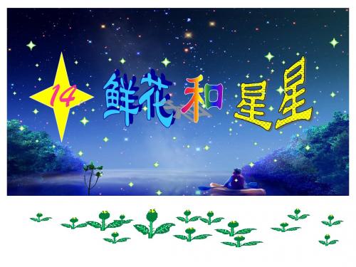 《鲜花和星星》PPT课件