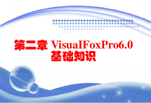 vfp 第二章vfp6.0基础知识