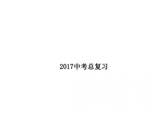 2017年春季广东省深圳市中考一轮总复习第二章 方程与不等式 第7讲 一元二次方程