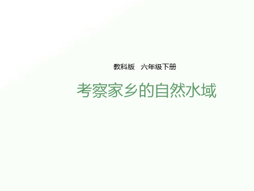 2020年六年级下册科学课件-4.7 . 考察家乡的自然水域   l   教科版 (共21张PPT)