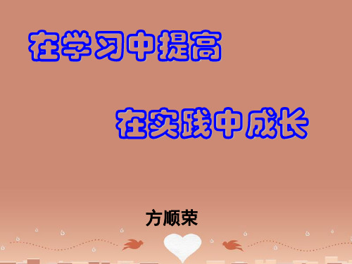 初中语文 在学习中提高 在实践中成长课件 人教新课标版