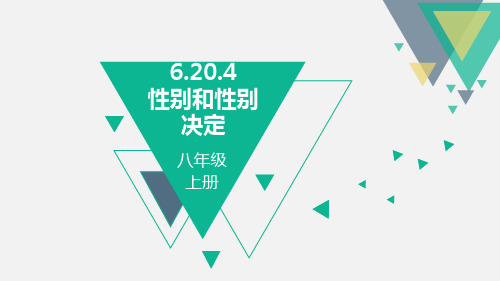 北师大版八年级生物上册_《性别和性别决定》精品课件