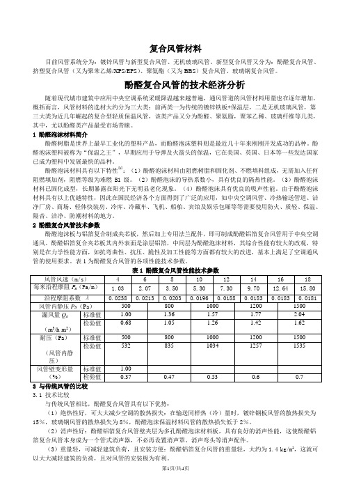 复合风管资料