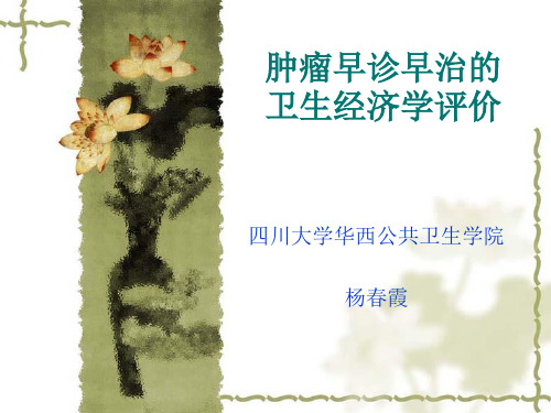 卫生经济学评价(PPT)