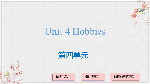 译林版五年级上册英语课件-Unit 4 Hobbies