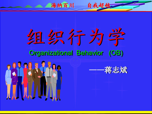 组织行为学概述(PPT 155页)