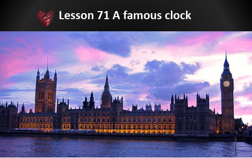 新概念英语第二册 Lesson 71 Big Ben