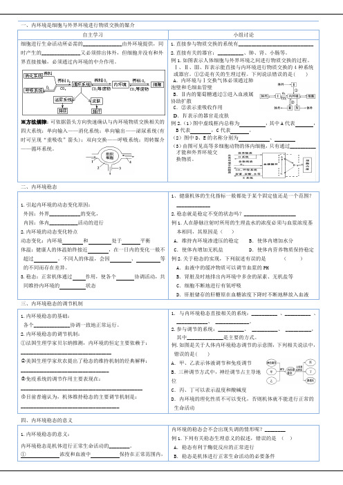 内环境稳态的重要意义