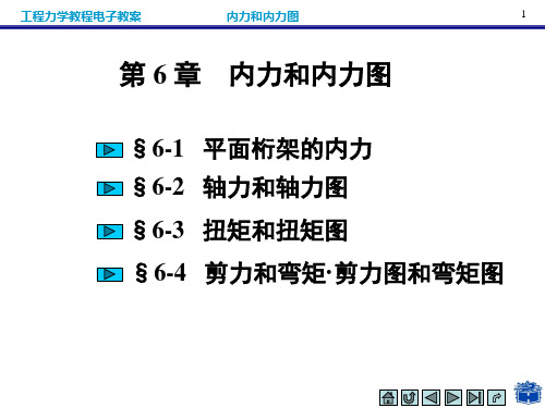 第6章内力和内力图(桁架内力计算)