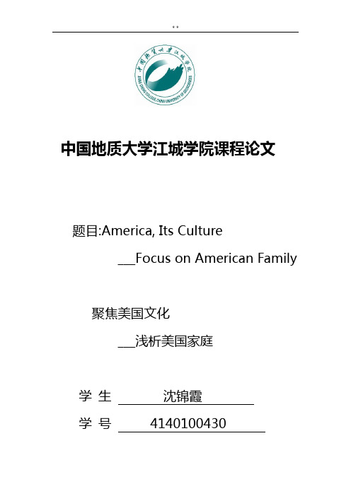 美国家庭-AmericanFamily