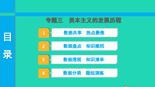 中考历史第二部分专题探究专题三资本主义的发展历程课件