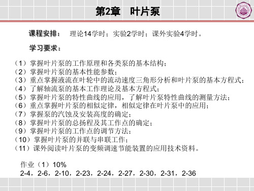 第2 章 叶片泵