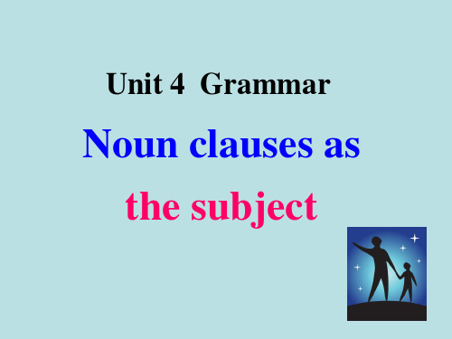 人教高中英语必修3Unit4Grammar(36页PPT)