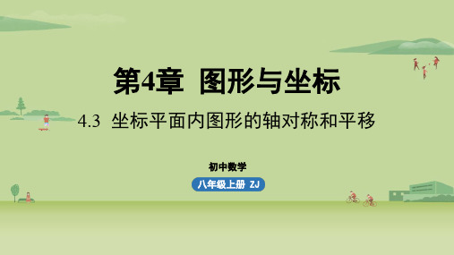 4.3坐标平面内图形的轴对称和平移-2024-2025学年初中数学八年级上册(浙教版)上课课件